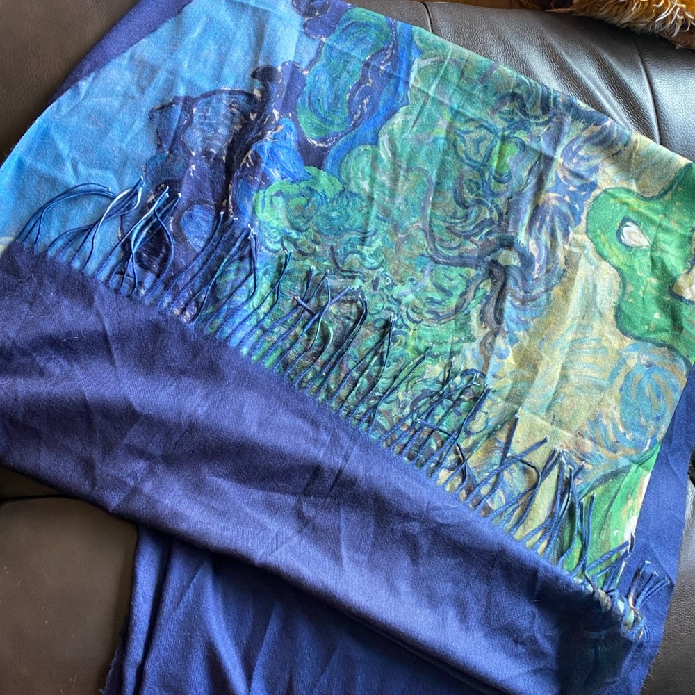 Cashmere Blend Reversible Scarf